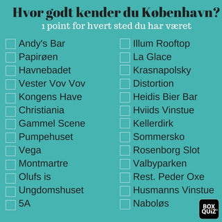 Hvor godt kender du København? - Puslespilsbutikken i ❤️ af Helsingør