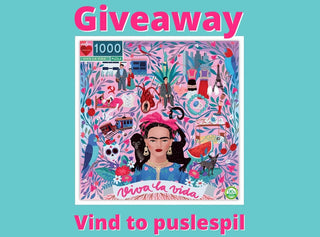 Vær med i vores ven(inde) giveaway her - Puslespilsbutikken i ❤️ af Helsingør