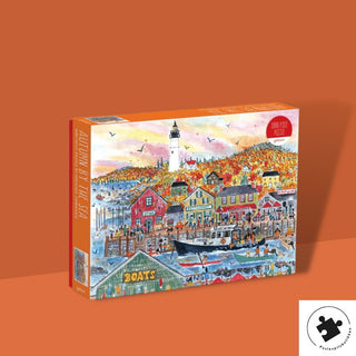 Puslespillet Autumn by the Sea af MIchael Storrings