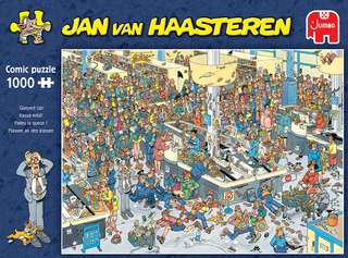 Jan van Haasteren 1000 brikker puslespil Queued Up!