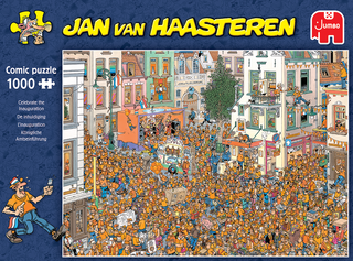 Jan van Haasteren 1000 brikker puslespil Celebrate The Inauguration