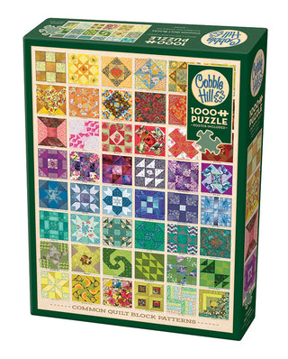 Cobble Hill 1000 brikker puslespil - Common Quilt Blocks