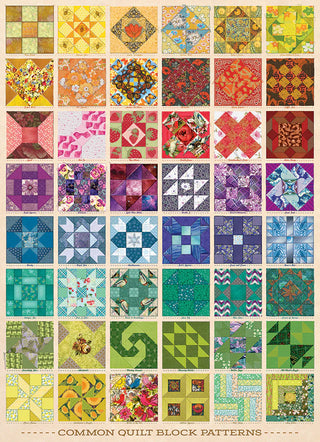 Cobble Hill 1000 brikker puslespil - Common Quilt Blocks