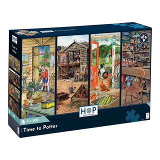 Time to Potter 4 x 500 brikker puslespil fra House of Puzzles