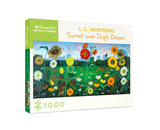 Sonnenuntergang über Dog's Dream – 1000-teiliges Panoramapuzzle von Pomegranate