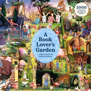A Book Lover's Garden 1000 brikker puslespil fra Laurence King