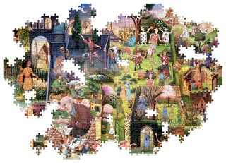 A Book Lover's Garden 1000 brikker puslespil fra Laurence King