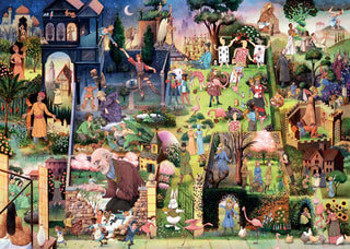 A Book Lover's Garden 1000 brikker puslespil fra Laurence King