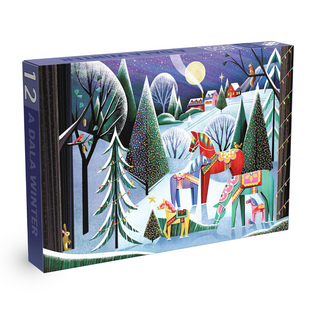 A Dala Winter 1000 brikker julepuslespil fra Penny Puzzle