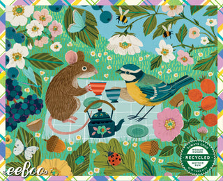 Tea Party 36 XL pieces children's puzzle mini +3 years from eeBoo