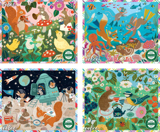 Finding Treasure 36 XL brikker børnepuslespil mini +3 år fra eeBoo