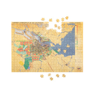 Amsterdam 540 brikker puslespil fra Architoys