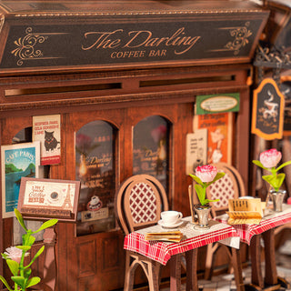 Arcade Dating Book Nook 148 brikker 3D-puslespil