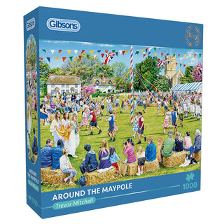 Around the Maypole 1000 brikker puslespil fra Gibson