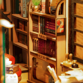 Bookstore Book Nook 194 brikker 3D-puslespil