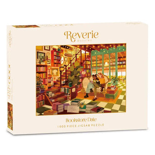 Bookstore Date 1000-teiliges Luxus-Puzzle von Reverie