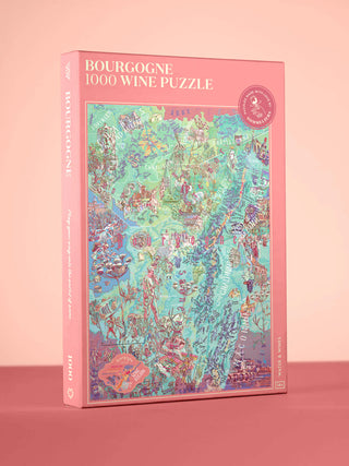 Burgundy 1000-piece wine puzzle from Water & Wines