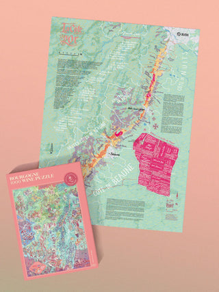 Burgundy 1000-piece wine puzzle from Water & Wines