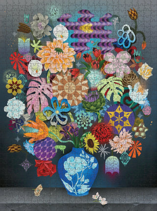Casey Gray: Still Life with Flowers 1000 brikker puslespil fra Pomegranate