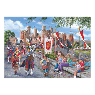 Castell Conwy 1000 Teile Puzzle von House of Puzzles