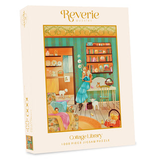 Cottage Library 1000 piece luxury puzzle from Reverie