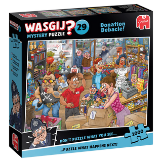 Donation Debacle Wasgij puzzle with 1000 pieces