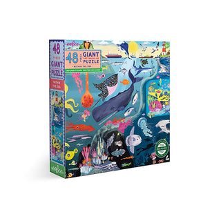 48 XL Jumboteile Kinderpuzzle - Im Meer von eeBoo Alter 4-6 Jahre 
