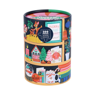 Galison 500-teiliges Weihnachtspuzzle – Weihnachtslesungen 