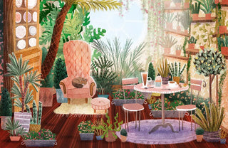 Florist Tea Room puslespil 500 brikker fra Mon Joli Puzzle