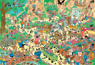 Flutterly Fabulous Jan van Haasteren 2000 brikker puslespil