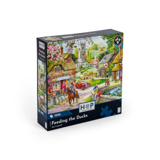 Feeding the Ducks 1000 brikker puslespil fra House of Puzzles