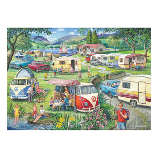 Frohe Feiertage 1000-Teile-Puzzle von House of Puzzles 