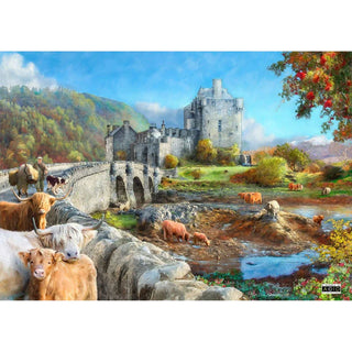 Highland Morning 1000 brikker puslespil fra House of Puzzles