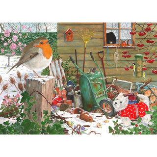 Robin Redbreast 1000 piece puzzle from House of Puzzles 