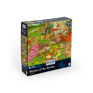 „Der Gartenboden“ – 1000-teiliges Puzzle von House of Puzzles