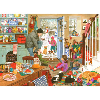 Woolly Hats and Wellies 1000 brikker puslespil fra House of Puzzles