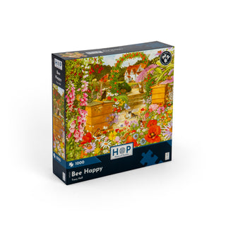 Bee Happy 1000-Teile-Puzzle von House of Puzzles 