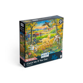 Catch me if you can 500 XL piece puzzle from House of Puzzles