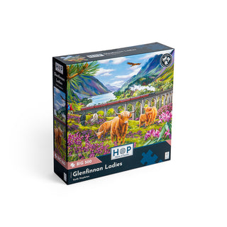 Glenfinnan Damen-Puzzle mit 500 XL-Teilen von House of Puzzles