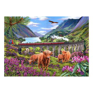 Glenfinnan Ladies 500 XL brikker puslespil fra House of Puzzles