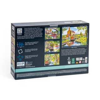 Cruising the Canals 4 x 500 brikker puslespil fra House of Puzzles