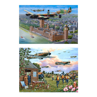 Sky Patrol 2 x 500 XL piece puzzle from House of Puzzles