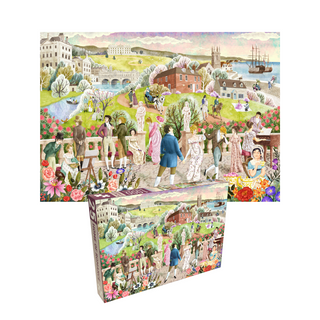 Home of Romance Jane Austen puzzle 1000 pieces from Penny Puzzle 