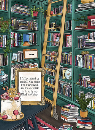 I Fully Intend To Read All These Books 1000 piece puzzle from Ellembee