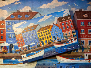 Nyhavn 1000 brikker puslespil fra Penny Puzzle