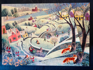 Winter Fun 500 brikker julepuslespil fra Penny Puzzle