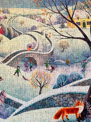 Winter Fun 500 brikker julepuslespil fra Penny Puzzle