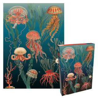 Jellyfish 500 brikker vintage puslespil fra Penny Puzzle