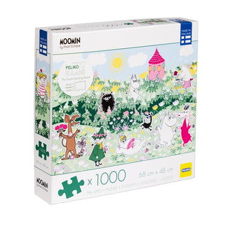 Flower Garden 1000 brikker Moomin puslespil fra Martinex