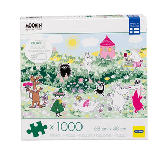 Flower Garden 1000 brikker Moomin puslespil fra Martinex